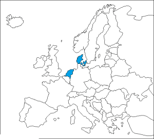 Unión de Holanda - Unión de Dinamarca